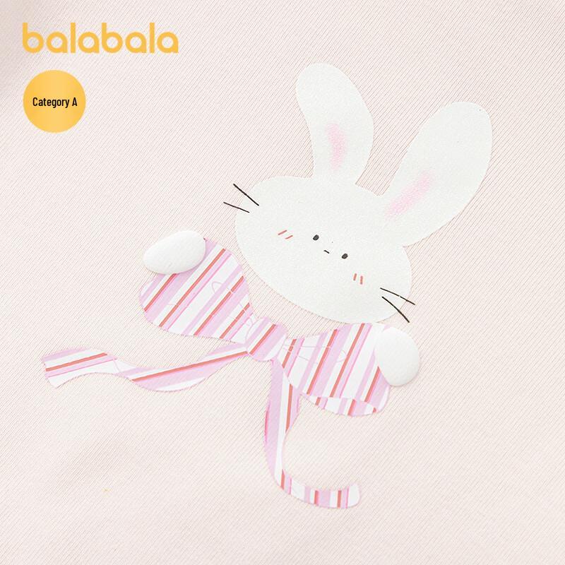 Милая короткая футболка с мультяшным принтом для девочек Balabala