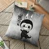 Наволочка Labubu The Monsters Pillowslip Cushion Plush 45x45CM Для мальчиков и девочек Мультфильм Аниме Kawaii Украшения Дети День рождения Милые подарки