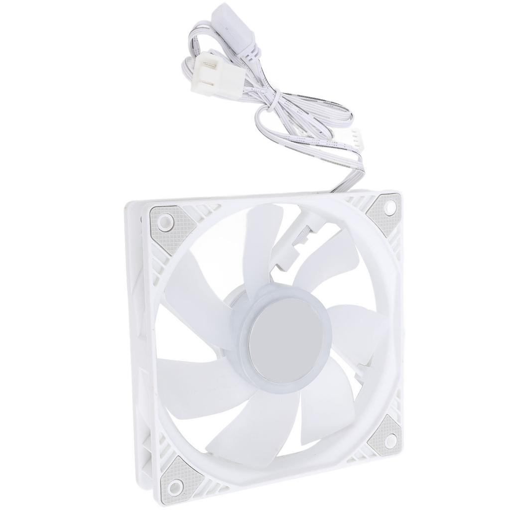 PC Case Fan Reverse Blade 120mm 4PIN PWM 5V ARGB MFDB Hydraulic Bearing 1500RPM Low Noise Computer