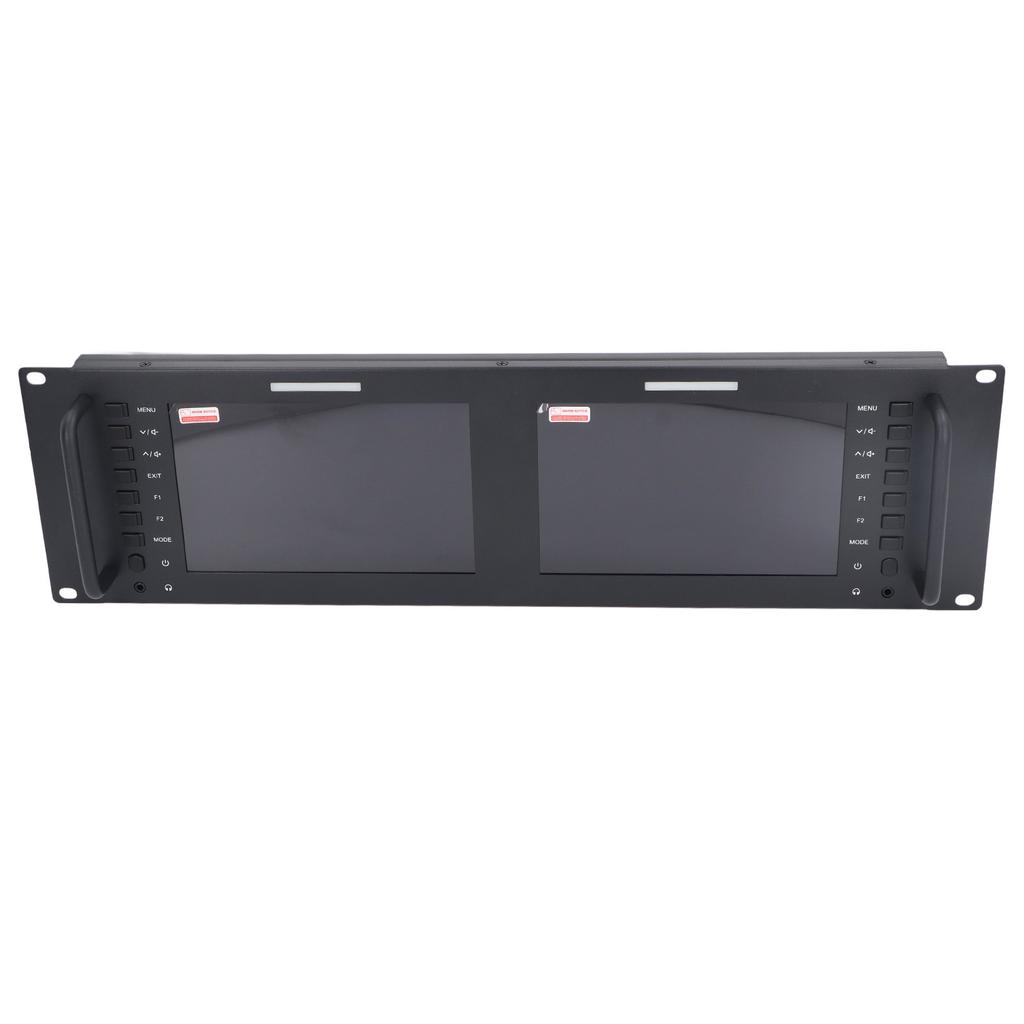 D71 PLUS Двойной 7-дюймовый 3RU вещательный стоечный дисплей IPS 1920x1200 Full HD сенсорный экран 3G SDI 4K