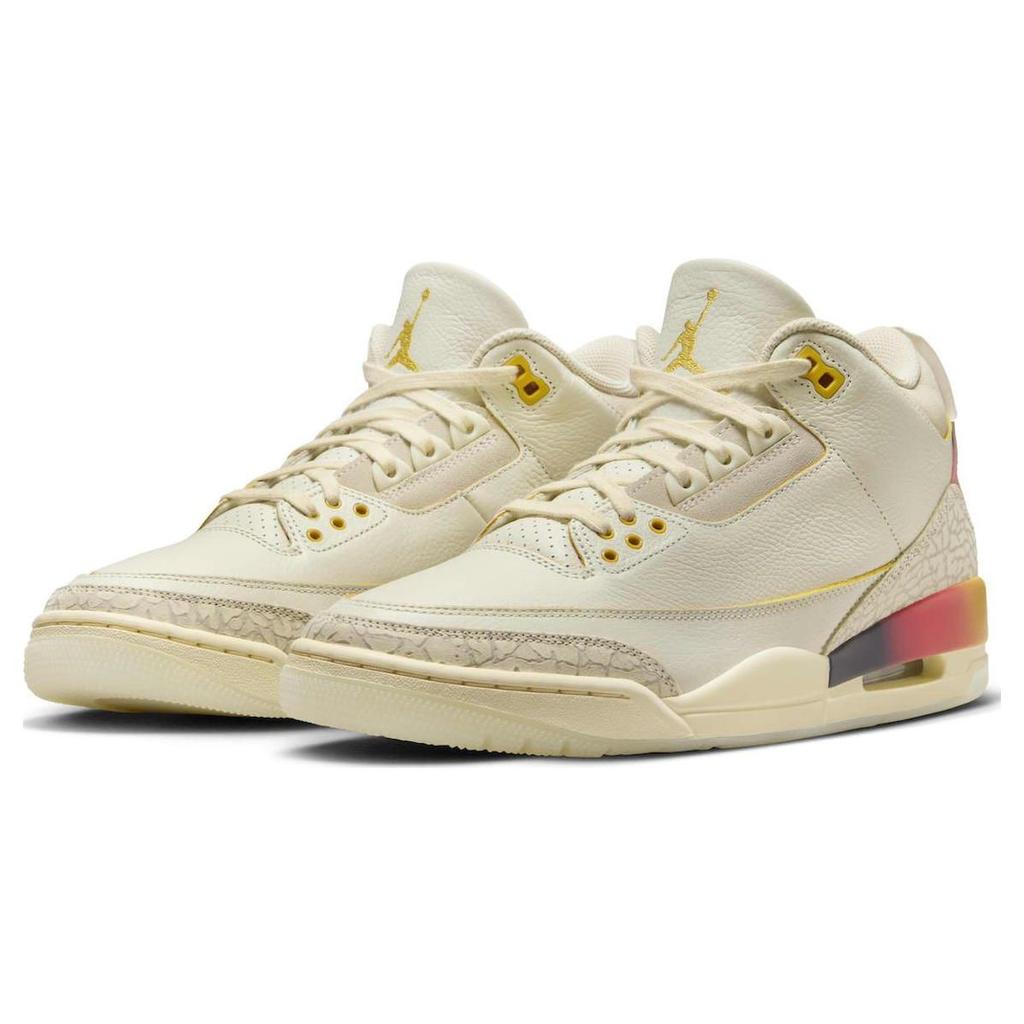 J. Balvin x Air Jordan 3 Retro Medellín Sunset унисекс кроссовки кремовые многоцветные FN0344-901