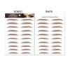 10 Pairs Authentic Eyebrow Portable Adhesive Seamless Professional Cosmetic Hair-like False Eyebrows Beauty Supplies