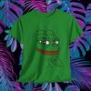 Pepe Frog Meme Shirt 4Chan Funny Cotton Green Unisex