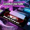 Custom Name Personalized Football team F.C Pattern Mousepad, Laptop PC Desk Mat, Decorative Desk Mat for Home Keyboard Pad Gift