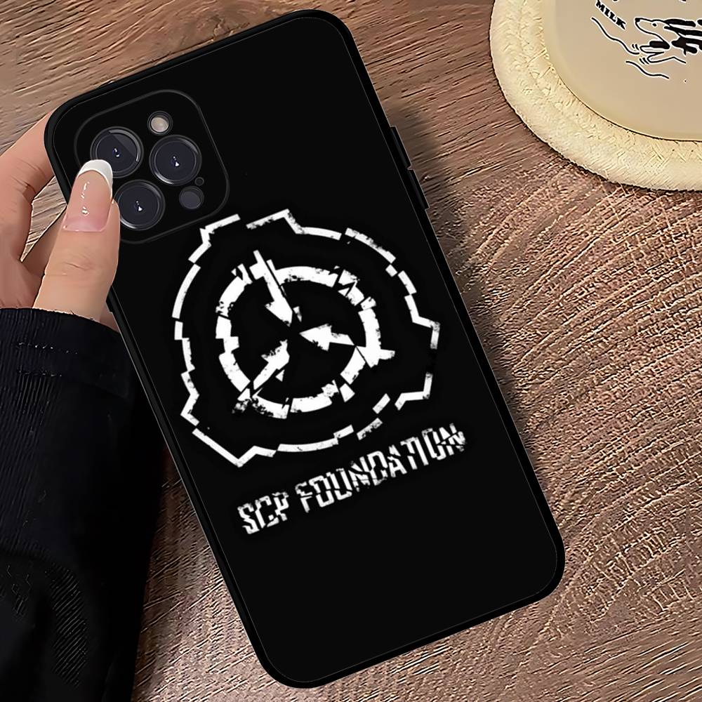 Чехол для телефона SCP Foundation Game Sci Fi Черный Мягкий Для IPhone 16 15 14 13 11 12 17 Pro Max Mini Plus