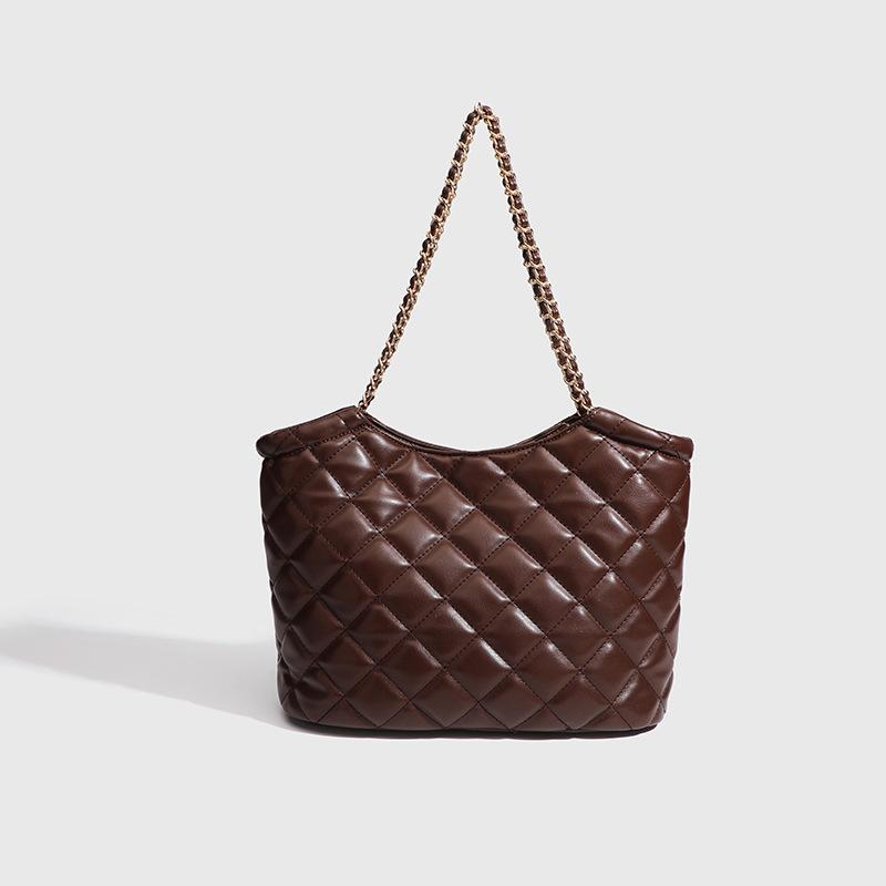 Сумка-тоут Diamond Chain Большая вместимость Простая сумка для дальних поездок через плечо подмышкой