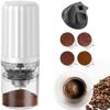 Cordless Electric Coffee Grinder, Mortar-Style, USB Rechargeable, Automatic Coffee Grinder, Conical Type, Portable, Ceramic Grinding Core, Adjustable