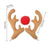 Car Christmas Reindeer Antler Decorations Reindeer Antlers Christmas Decor for SUVs Reindeer Auto Kit Christmas Car Decorations