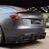 ModelY Spoiler Rear Door Tail Trunk Wing ABS Carbon Fiber Look For Tesla Model 3/Y 17-24 Accessories Model3 Highland 2025+ HOT