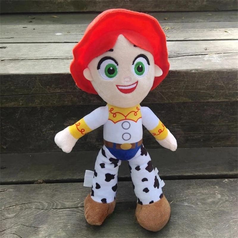 Cartoon Anime Woody Buzz Lightyear Jessie Plush Toy Story Lovely Toy Story Plushies Soft Doll Children's Room Decoration