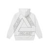 Palace Худи оверсайз с принтом Jumbo Tri-Ferg, белое, унисекс, P21CS256