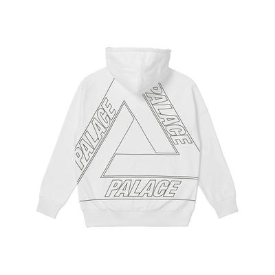 Palace Худи оверсайз с принтом Jumbo Tri-Ferg, белое, унисекс, P21CS256