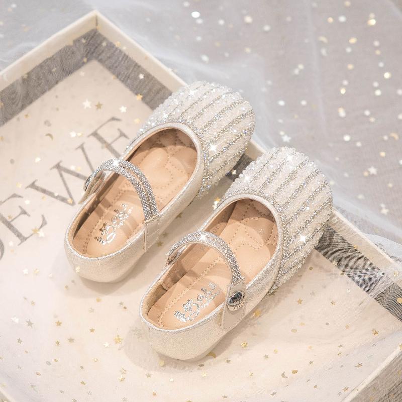 Girls' Princess Shoes Spring New Girls' Leather Shoe Soft Soled Children's Shoe Fashion Girls' Single Shoes Anti Slip Girl Shoes