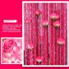 Rose Thread Curtains Fashionable And Elegant Floral Door Curtains For Room Suitable For Room. Each
