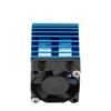 Heat Sink With Cooling Fan for 1/10 Scale Electric RC Car 540 / 550 Motor (Blue)