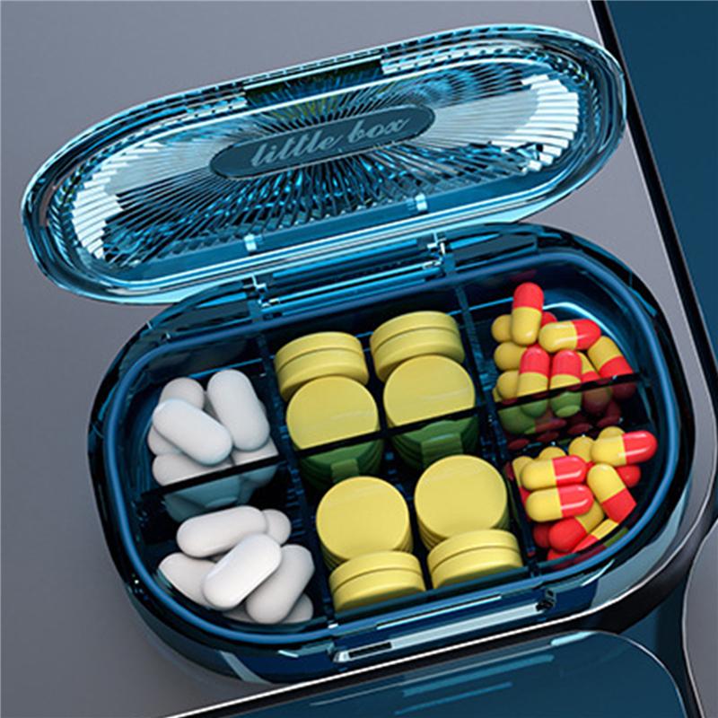 4/6 ячеек ящик для хранения таблеток дорожные коробки для хранения лекарств разделение лекарств мини портативный органайзер контейнер с уплотнительным кольцом