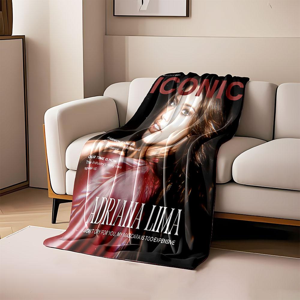 "Iconic Fashion Blanket" for all seasons blanket lunch break throw gift