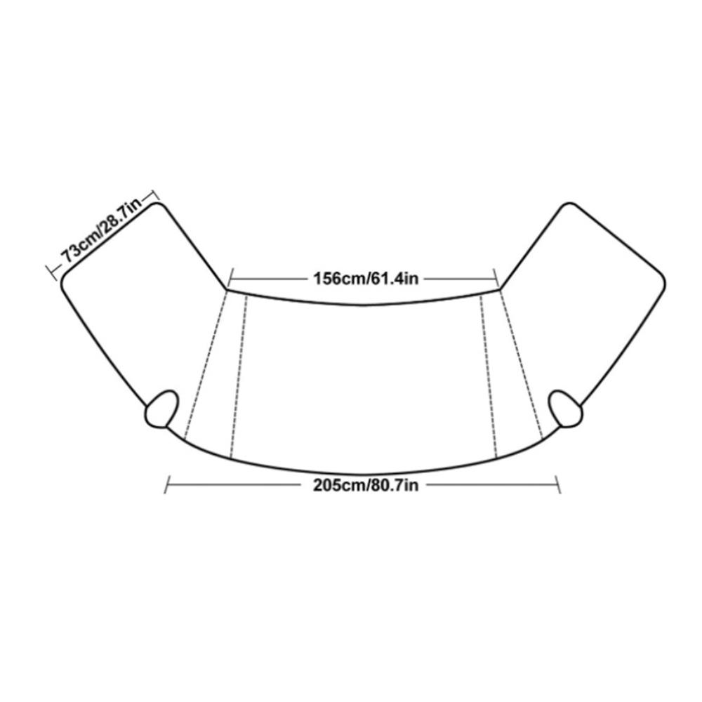 RV Windshield Cover RV Front Window Sunshade Cover Anti Snow, Anti Frost, Anti Dust, Anti Dirt with