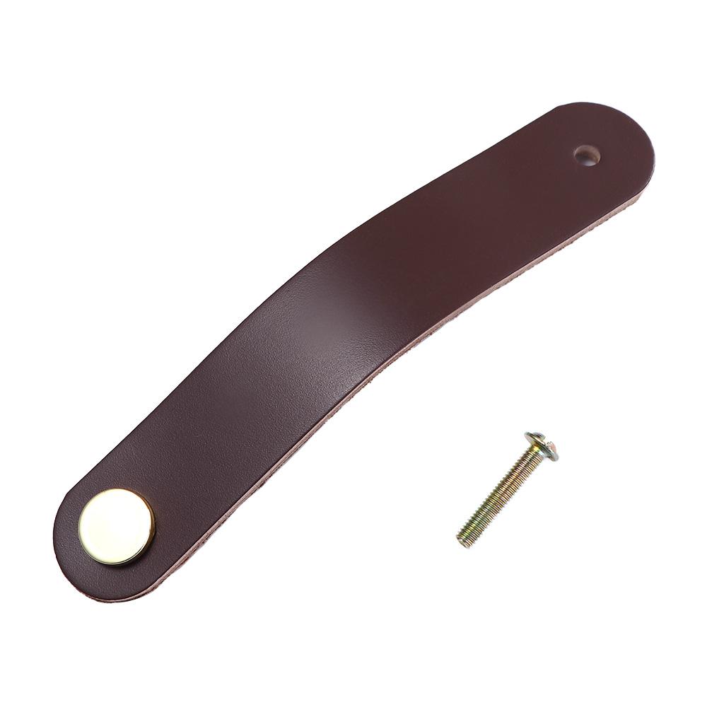 Kitchen Wardrobe Cabinet Soft Door Pulls Leather Handle Furniture Knobs Drawer Handle