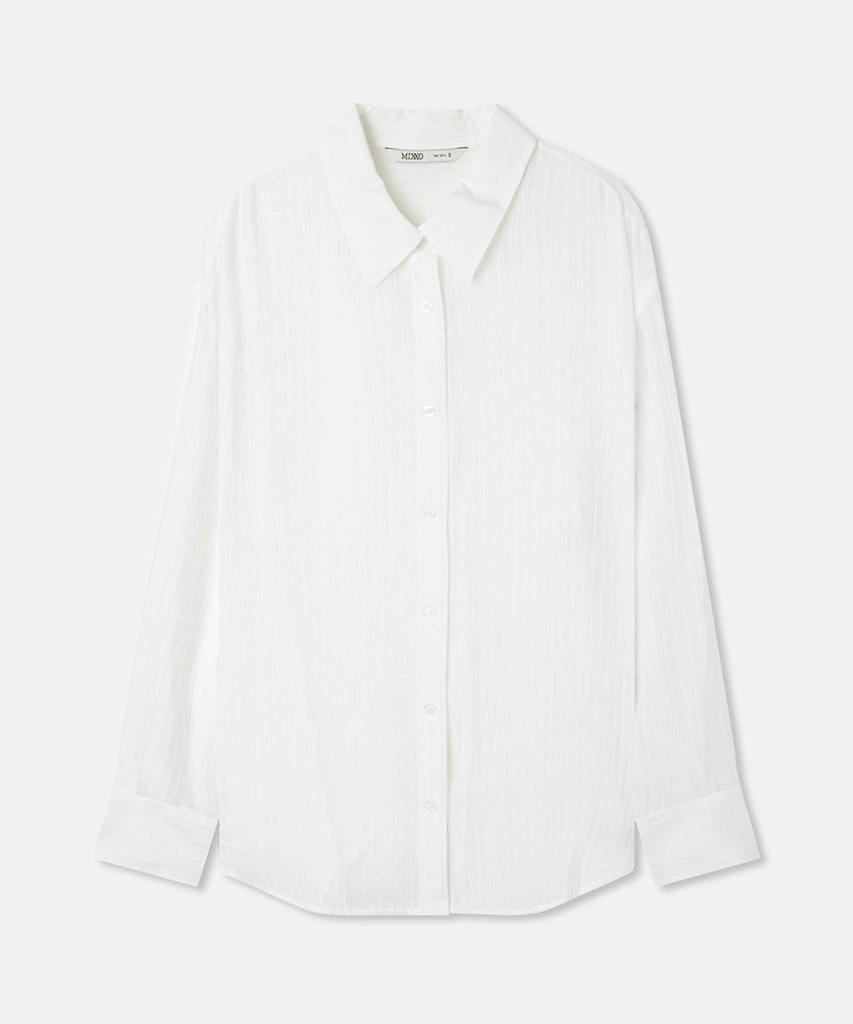 MIXXO Back Slit See-Through Shirt Re Ywg701B_Miwywg91Qb