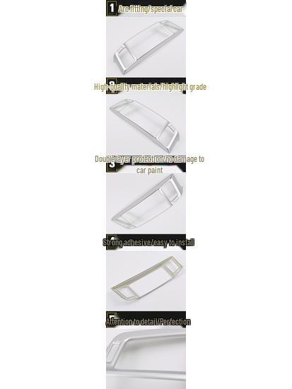 RAV4 2016 Air Vent Sequins: Center Console Decorative Frame for Air Conditioning Outlet.