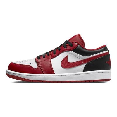 Кроссовки унисекс Air 1 Low Reverse Black Toe Red White Gym-Red 553558-163