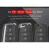 jingyuqin 10pcs Flip 3/4Buttons Remote Car Key Shell Case Fob For VW Golf 7 GTI MK7 B8 Touran Skoda Octavia A7 Seat Hu66 Hu162t