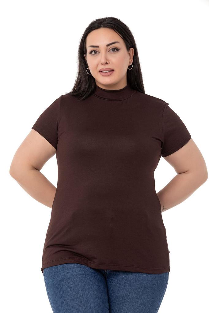 Женский стиль, боди большого размера, боди больших размеров, полуводолазка с коротким рукавом, вискозное боди изумрудного цвета