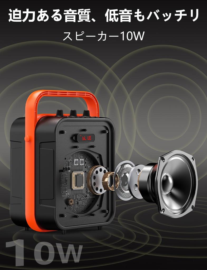 Беспроводной динамик JYX 1, совместимый с Bluetooth, оснащенный функцией усиления высоких и низких частот, подходит для использования дома, на улице, в школе, при стихийных бедствиях, в прямом эфире.