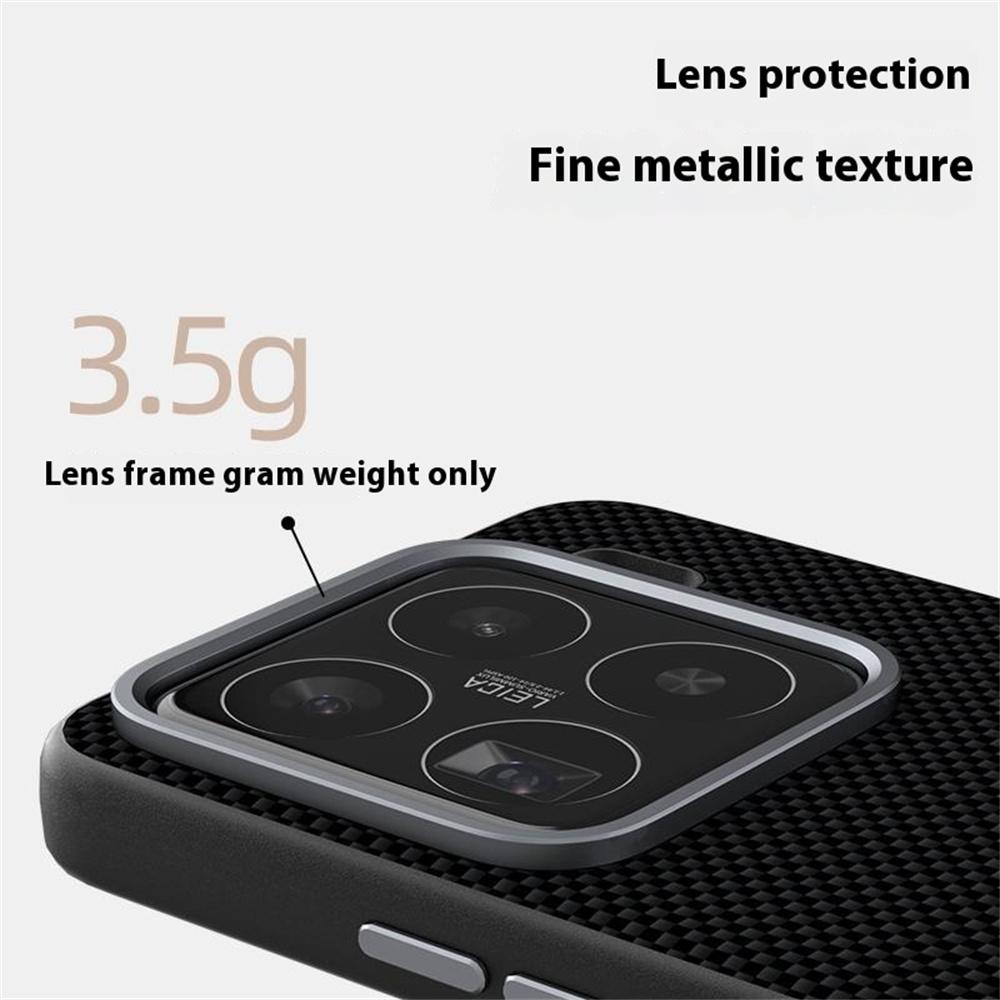 ABEEL For Xiaomi 15 Pro Case Compatible with MagSafe Printed PC TPU Aluminum Alloy Leather Phone Cover