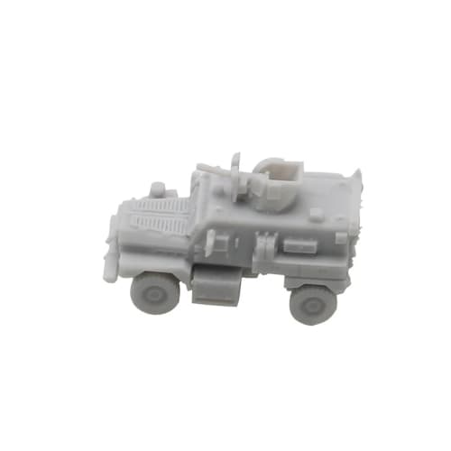 20-Piece Cougar 4x4 MRAP Tank Model Kit, Unpainted, Transport Vehicle Model Set for DIY Craft Enthusiasts (1/700 (8mm))