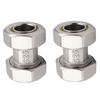 2 Pcs 3/4" Air Line Fittings For Rapid Air System For Shop Compressed Air Piping Pneumatic Pipe Joint Accessories