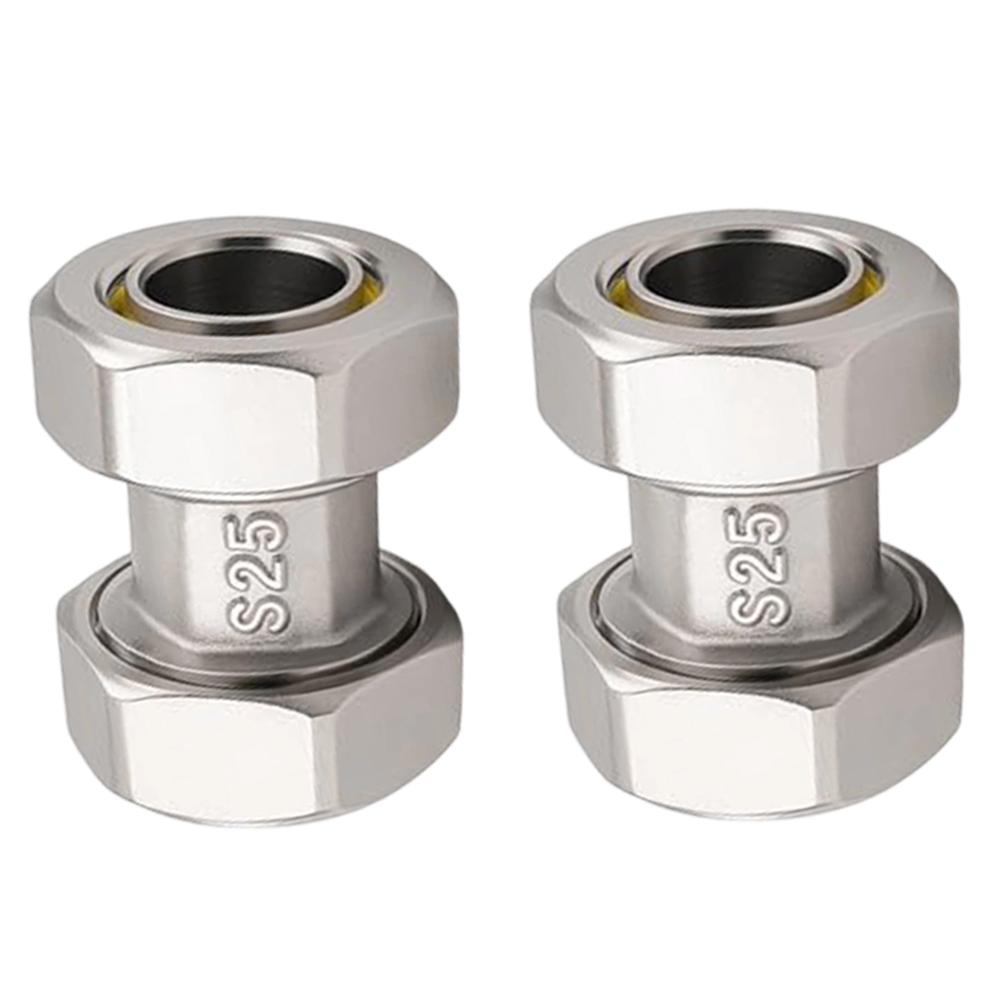 2 Pcs 3/4" Air Line Fittings For Rapid Air System For Shop Compressed Air Piping Pneumatic Pipe Joint Accessories