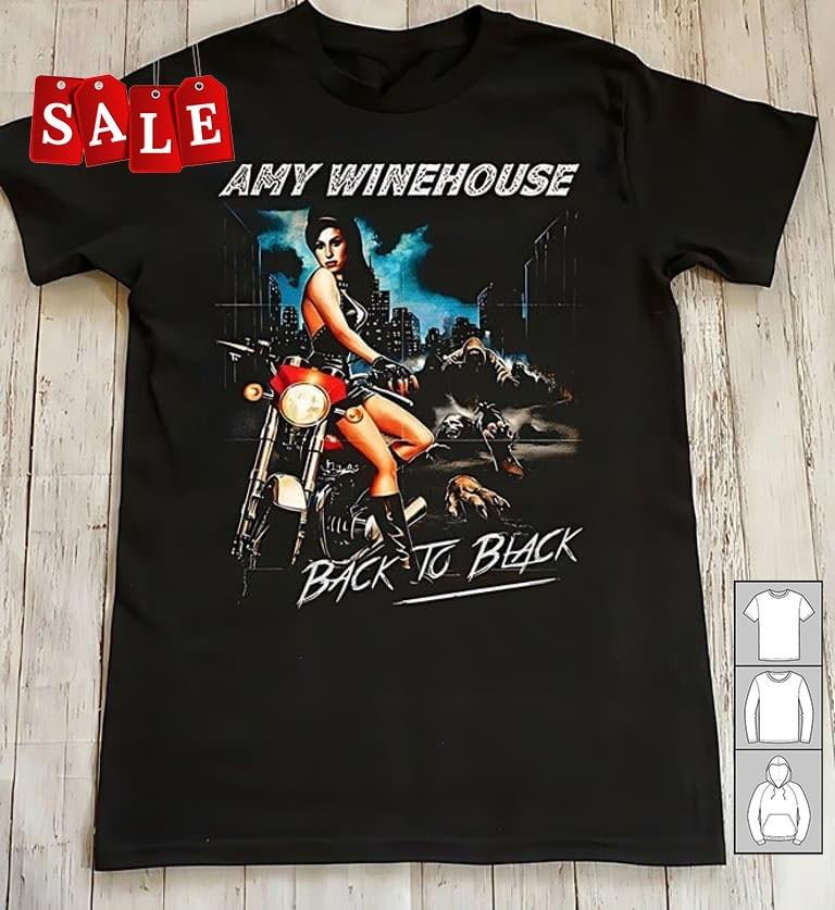 Amy Winehouse back to black vintage Gift For Fans All Size TShirt UH386 Unisex T-Shirt