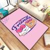 Non-slip decorative rug, cute cartoon welcome mat, Line Friends series pattern, a gift for friends and family.