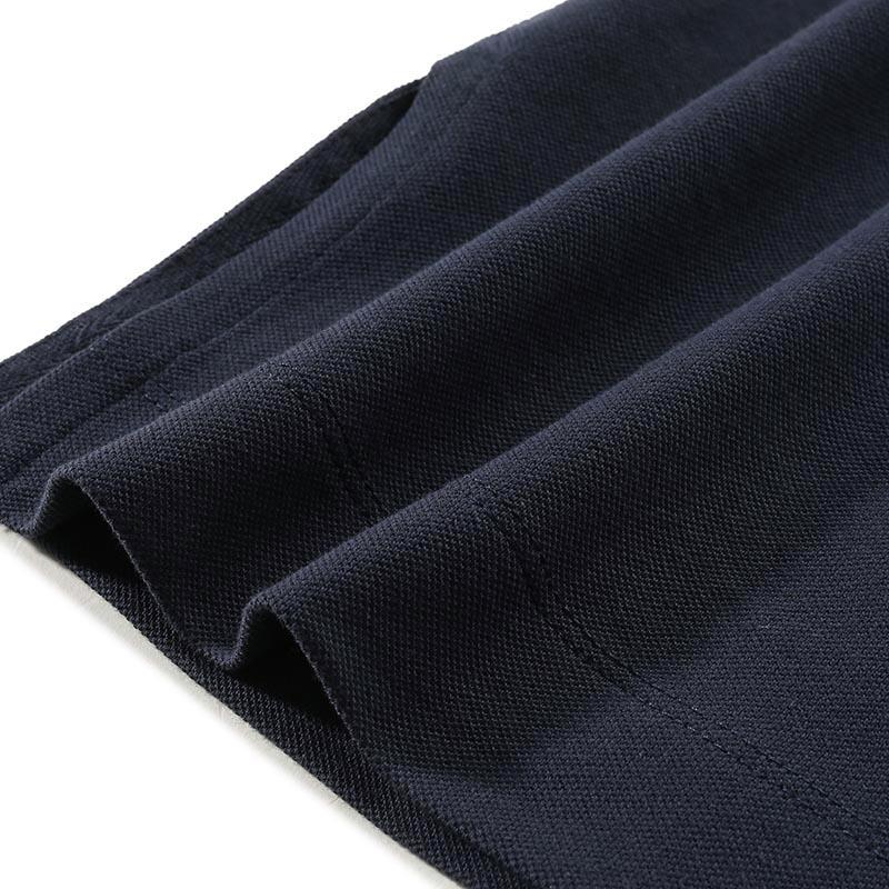 Emporio Armani EA7 Весна-Лето 2024 Платье-свитер с буквенным логотипом, короткий рукав, женское, темно-синее, 3DTA56-TJ9DZ-1555
