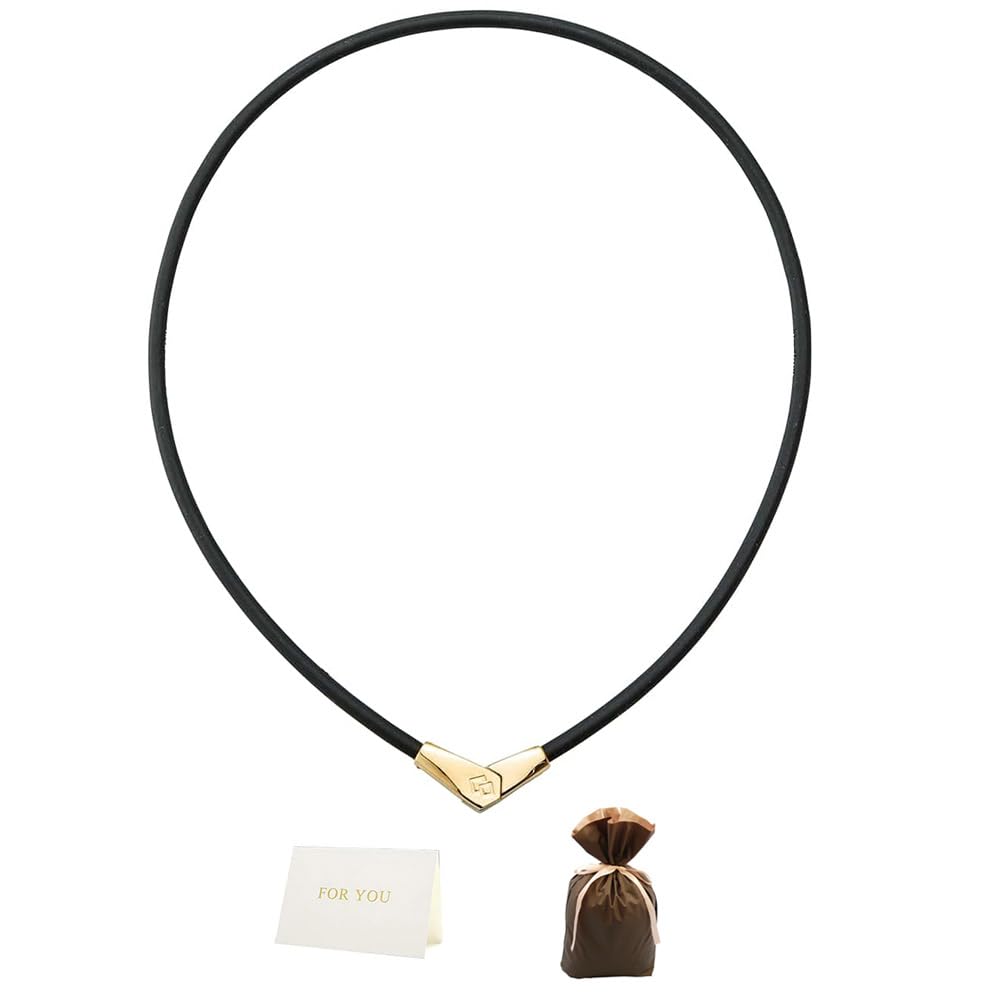 Colantotte ALT Adjustable Necklace X with Gift Bag and Message Card (L 51cm/Black Gold)