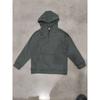Men S Half Zip Hooded Fleece Lined Loose Fit Spliced Knit Sweatshirt