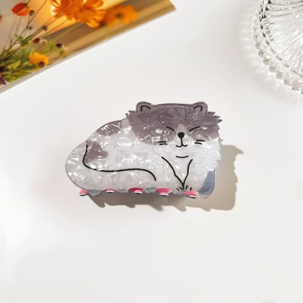 1 шт. Новый милый акриловый зажим для волос с животным, зажим-акула, высококачественный аксессуар для волос, зажим-краб, зажим для затылка, заколка для волос