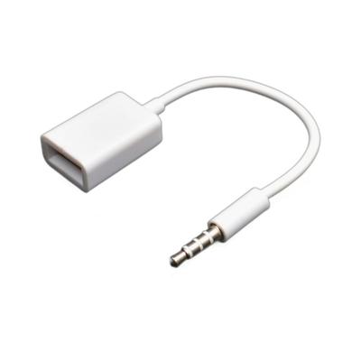 Автомобильный аудиокабель USB-3,5 мм Автомобильный аудиокабель Автомобильный 3,5 мм кабель-адаптер