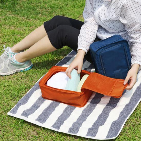 Сумка для хранения уличной дорожной обуви, водонепроницаемая портативная упаковка, контейнер для кубиков