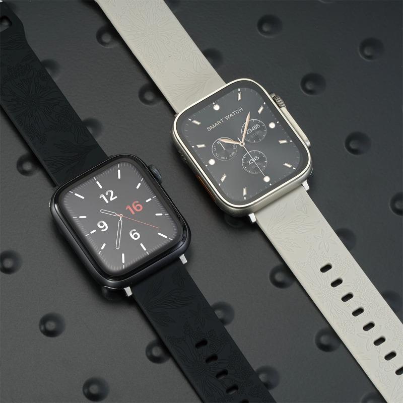 Силиконовый спортивный ремешок для Apple Watch Strap Ultra 3 49 мм 11 46 42 мм Браслет для iWatch Series10 9 8 7 6 5 4 SE 45 44 41 38 40 мм