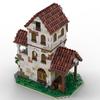 1404 детали MOC Серия 7 'Пиратская таверна' Строительные блоки Модель Конструкторы DIY Идея Рождественский подарок Креативное образование Кирпичики Дети