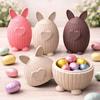 Конфетница 3D-печать Яйцеобразное Пасхальное украшение Безопасно для детей Гладкая поверхность Праздничное украшение Праздничные охоты за сокровищами Подарок на вечеринку