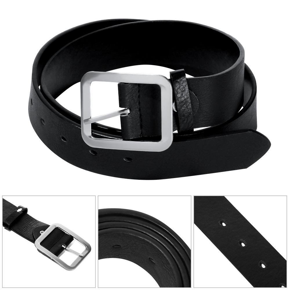 Waist Strap Belts High-Quality Waist Belts Casual Waistband Leather Dress Belt Square Pin Buckle