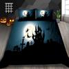 Halloween Duvet Cover Set Thumbedding Halloween Decor Mysterious Forest Bedding Set Double Queen King Size Quilt Cover
