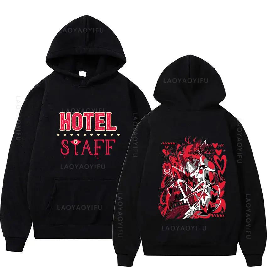 Hazbin Hotels Alastor Theme Hoody Hooded Shirt Sweatshirts for Men Men's Hoodies New & Graphic Essentials Hoodie Sweatshirt