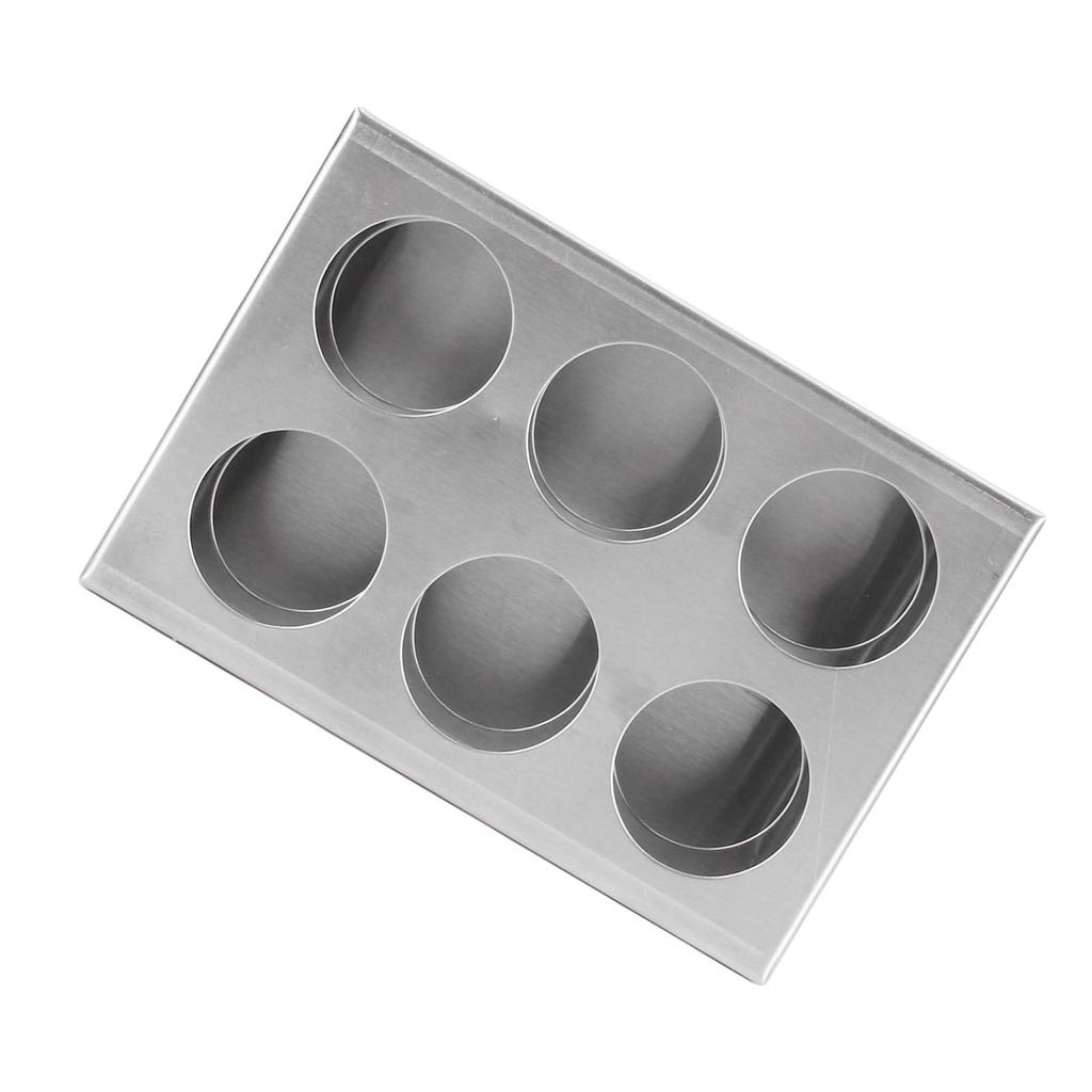 Test Tube Holder 304 Stainless Steel 6 Hole 3 Layer Laboratory Stand Rack for 32mm Tubes