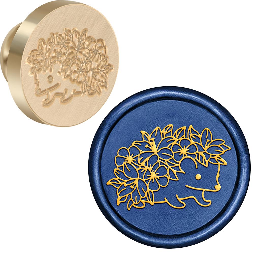 Коллекция Животных Сургучная Печать Ретро Печать для Сургуча Девятихвостая лиса, Мышь, Еж, Ворона Узор Съемные Латунные Головки