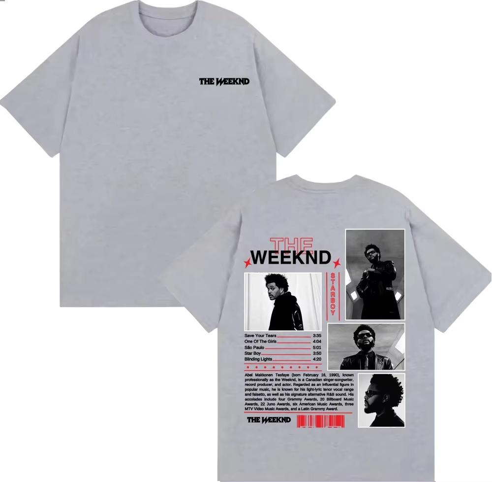 2026 Newest Album Cover T Shirts Men's Clothes Bathroom Punk Hip-hop T-shirt Pure Cotton Short-sleeved T-shirt Y2k Clothes